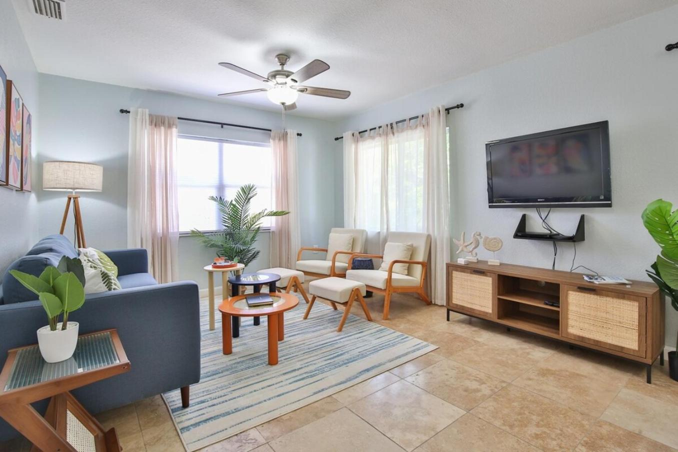 Coastal Villa W Amazing Courtyard - Splash Pad! Sarasota Bagian luar foto